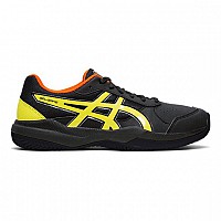 COPATI ASICS GEL GAME 7 CLAY GS 1044A010 - 011 BLACK/SOUR YUZU