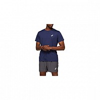 SHIRT ASICS SILVER SS TOP 2011A006 - 424 PEACOAT - MEN