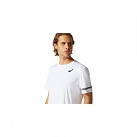 SHIRT ASICS COURT M SS TEE 2041A136 - 100 BRILLIANT WHITE - MEN