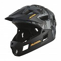 ALPINA RUPI JR BLACK-CAMO ORANGE BIKE HELMET