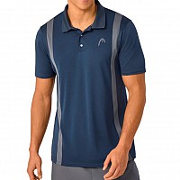 MAJICA POLO HEAD CLUB 25 TECH 811715 NV TEMNO MODRA