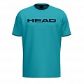 MAJICA HEAD CLUB BASIC 811276 BL SMU MODROZELENA
