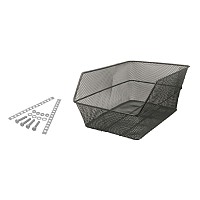 BIKE BASKET SQUARE BLACK - REAR