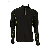 PULI REUSCH TURTLENECK MAX ZIP ČRNA/ZELENA MOŠKI