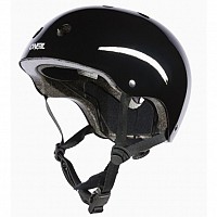 BIKE HELMET ONEAL DIRT LID SOLID BLACK SHINING