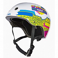 BIKE HELMET ONEAL DIRT LID CRACKLE Multi