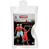 TOURNA TAC GRIP 10 PACK WHITE