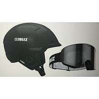 SKI HELMET + GOGGLE BLIZ SET BLACK