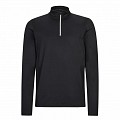 KILLTEC AKIM MAN BLACK Powerstretch shirt with collar and zipper