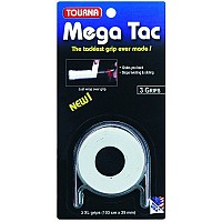 TOURNA MEGA TAC GRIP X3 WHITE