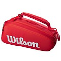 WILSON SUPER TOUR 9PK RED 8010501