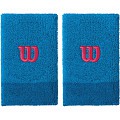 WILSON WRISTBAND  EXTRA WIDE blue