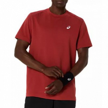 MAJICA ASICS MEN COURT SS TOP 2041A339 600 OPEČNO RDEČA