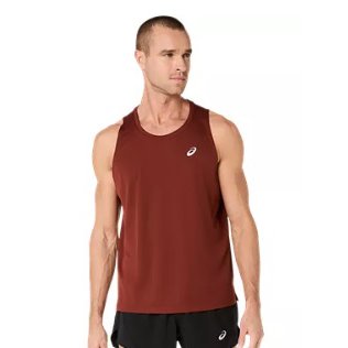 MAJICA ASICS CORE SINGLET 201 SINGED RED MO&Scaron;KA