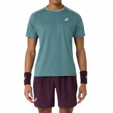 MAJICA ASICS GAME SS TOP 2041A379 401 FOGGY TEAL MO&Scaron;KA