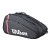 TORBA WILSON TOUR 12PK RACKET BAG 2025 BLACK