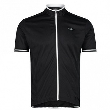 CMP 31C7957 88UL Men's full- zip Bike T-Shirt Black/white