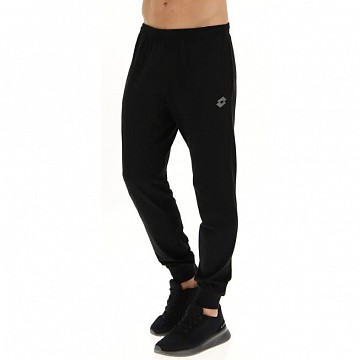 HLAČE LOTTO 217576 1CL SPORT MSC PANTS S PATENTOM ČRNE