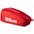 TORBA WILSON SUPER TOUR WILSON RED 6PK RED 8036801