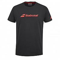 T-SHIRT BABOLAT EXERCISE BABOLAT TEE MEN BLACK RED 212150 2000