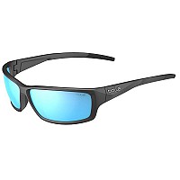 SUN GOOGLES CERBER BLACK MATTE SKY BLUE BS041003 POLARIZED