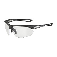 SUN GOOGLES ALPINA NYLOS HR BLACK TRANSPARENT