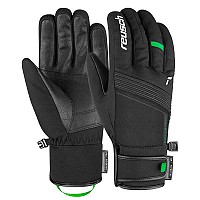 GLOVES REUSCH LOUIS R-TEX BLACK GREEN 6401251 7781