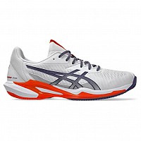 SHOES ASICS GEL SOLUTION SPEED FF 3 CLAY 1041A437 103 WHITE/GREYISH PURPLE