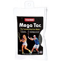 TOURNA MEGA TAC GRIP 10 PACK BLACK